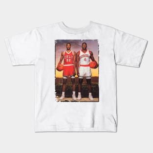 Stacey Augmon and Larry Johnson 1991 Kids T-Shirt